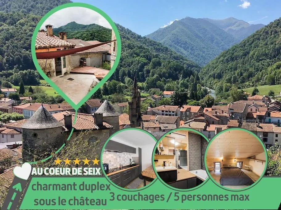 Apartment Charmant Duplex Sous Le Chateau Au Coeur De Seix